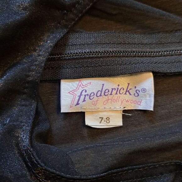 Vintage Frederick's Of Hollywood Gothic Illusion Sweetheart Neckline Y2K  Sz 7/8 - Picture 6 of 14